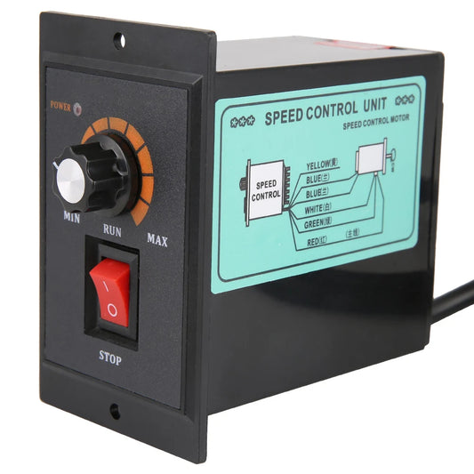 AC 220V 50 60Hz Single Phase Motor Speed Controller Electric Regulator Peaceful Pleasures Health and Wellness 400W