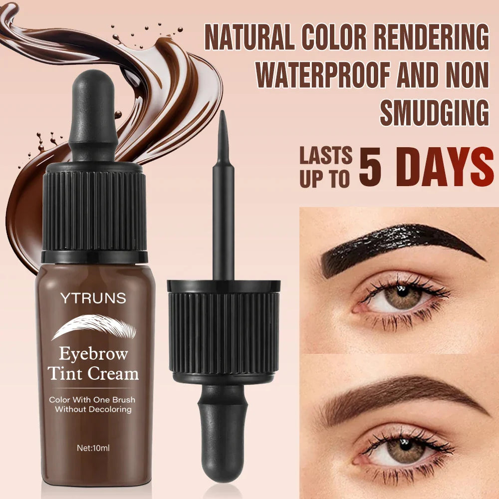 YTRUNS Peel Off Eyebrow Tint Cream – Waterproof Long Lasting