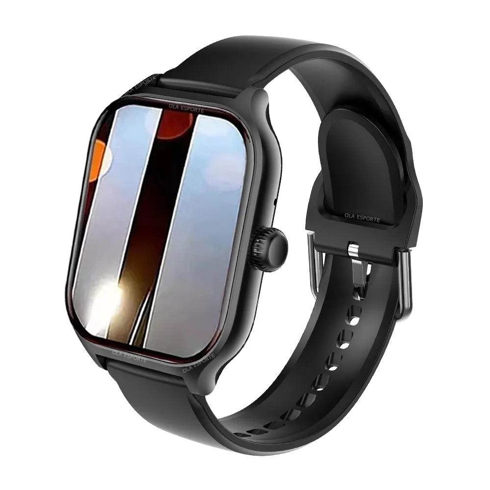 New Outdoor Military GPS Smart Watch Men Waterproof Multiple Sport Mode Fitness HD Bluetooth Calls Smartwatch Men Women Bracelet Peaceful Pleasures Health and Wellness Black