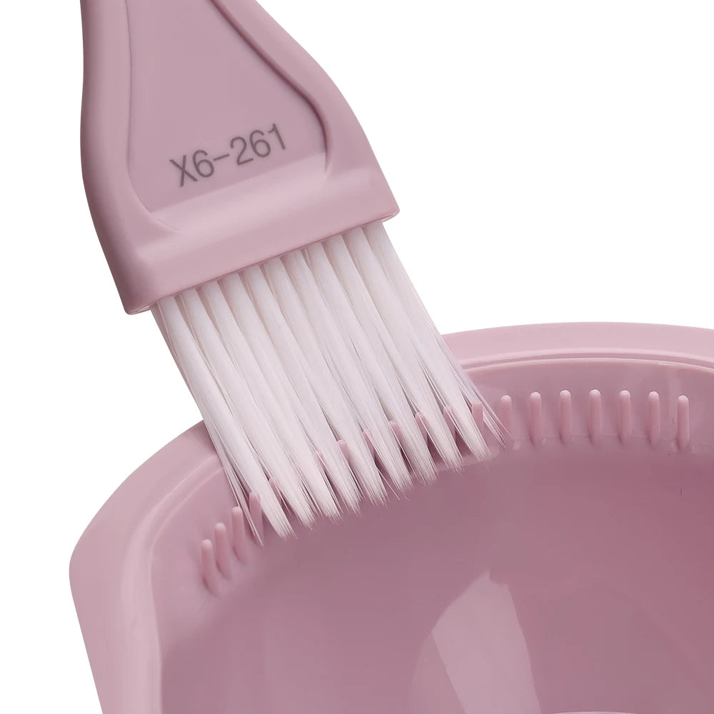 Salon Hair Dyeing Set Multi-Color Mixing Bowl Comb Brush Accessories for Barbershop Hair Coloring Tools 3Pcs Set High-Qualit Peaceful Pleasures Health and Wellness