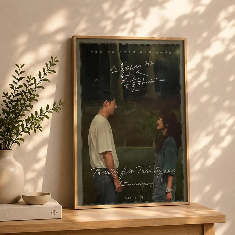 Drama T-Twenty-Five Twenty-OneS Poster HD Self Adhesive Waterproof Wall Art Ideal for Home Office Dorm Bedroom Great Gift Peaceful Pleasures Health and Wellness