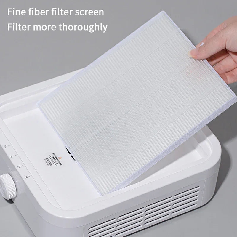 Nail Dust Collector Replacement Filter Nail Vacuum Cleaner Filter Manicure Screen Plate Brushless Nail Dust Extractor Filter Peaceful Pleasures Health and Wellness