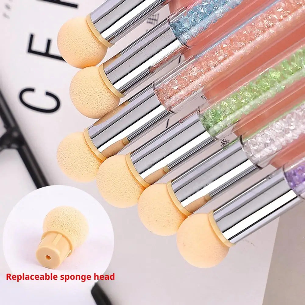 Double-Ended Gradient Sponge Pen | Rhinestone Nail Art Tool