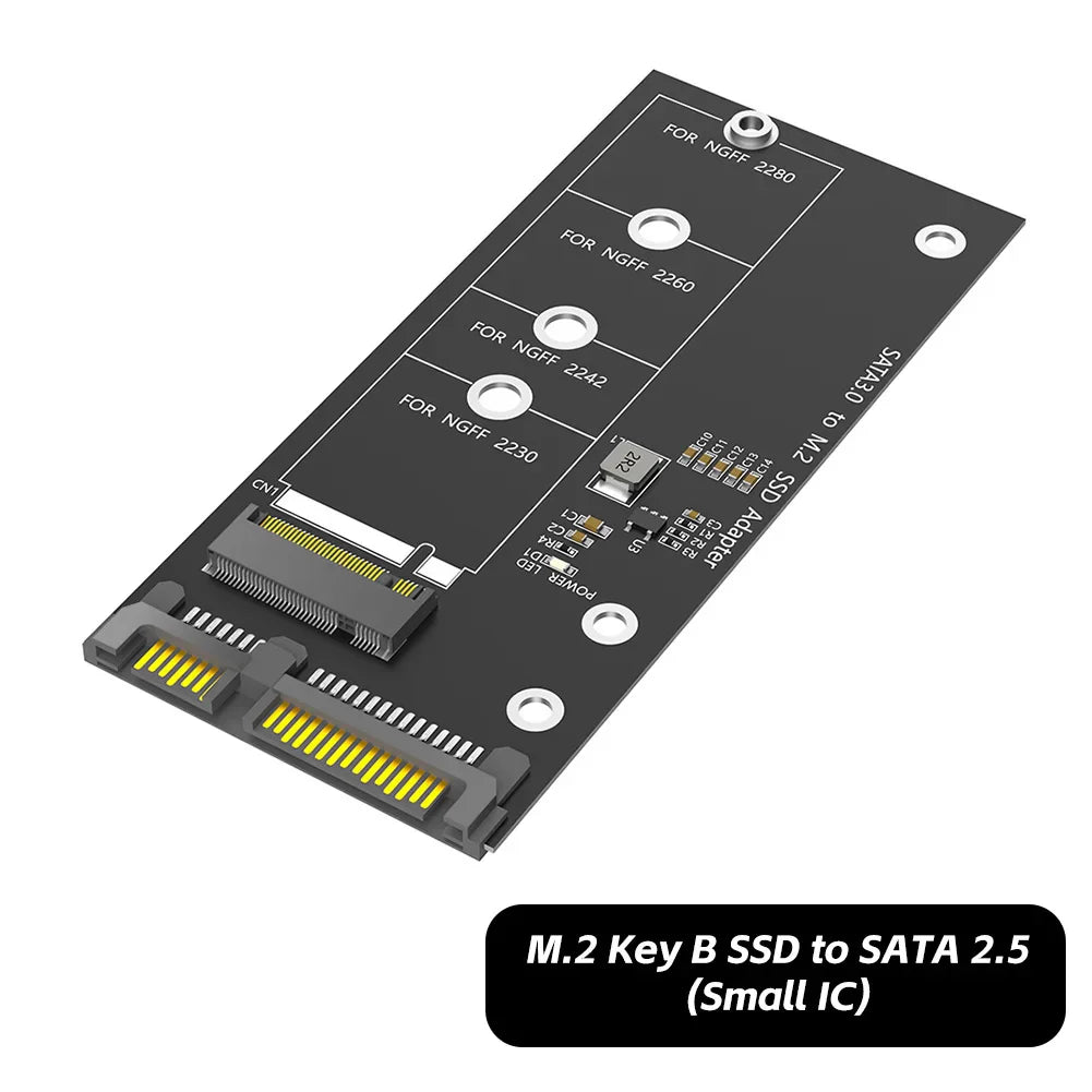 M.2 NGFF to SATA Adapter – B Key & B+M Key SSD Converter