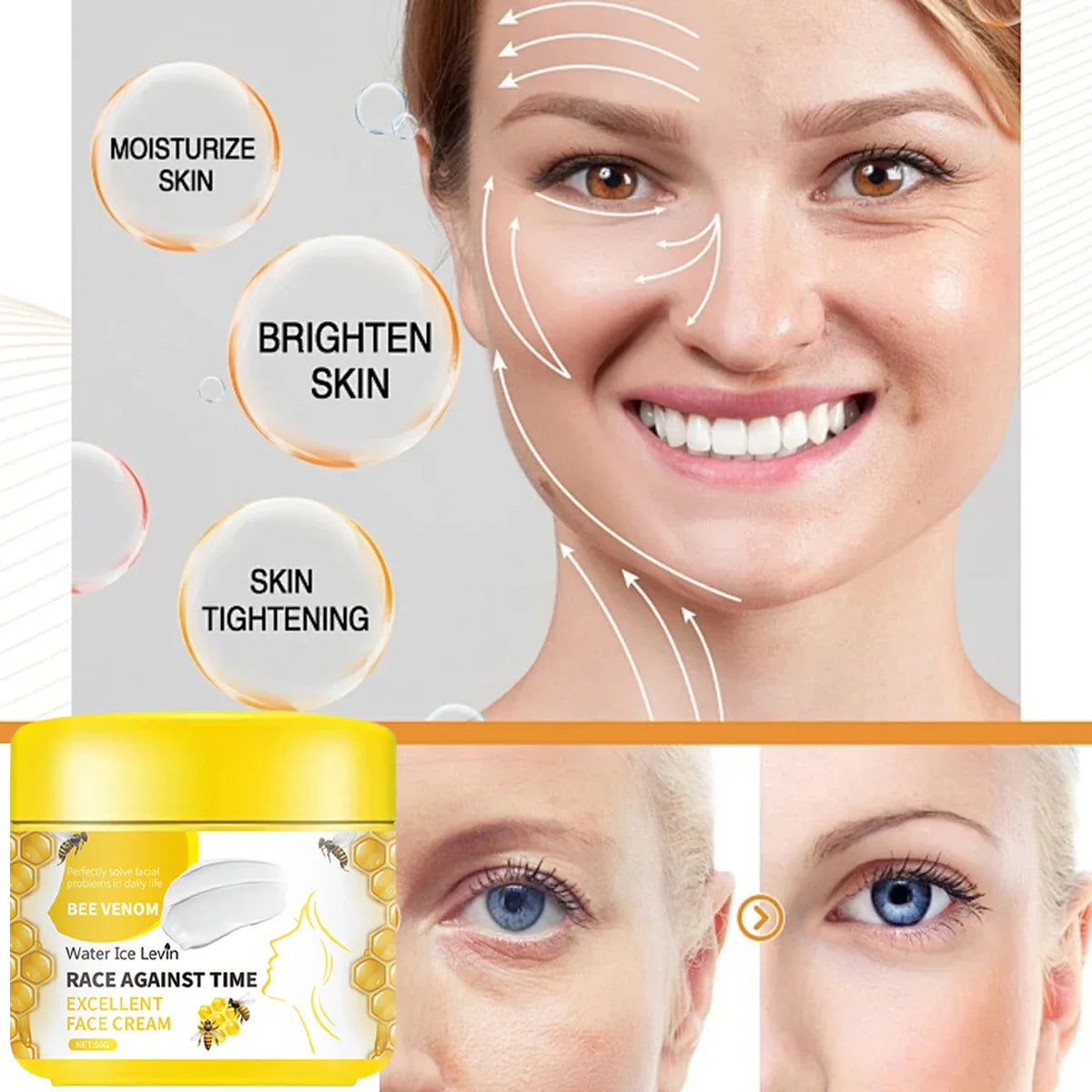 Bee Venom & Niacinamide Face Cream – Firming & Hydrating 50g