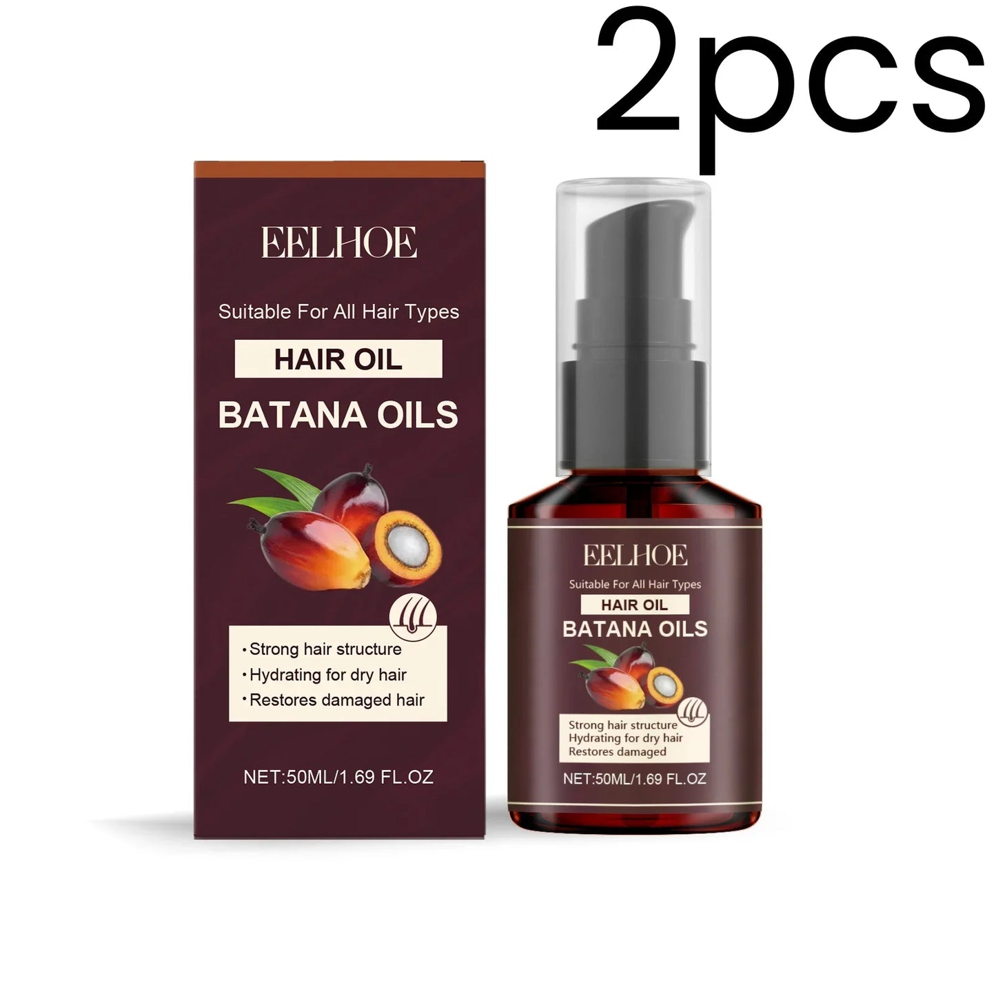EELHOE Batana Hair Oil – Anti-Frizz Deep Nourishing Repair