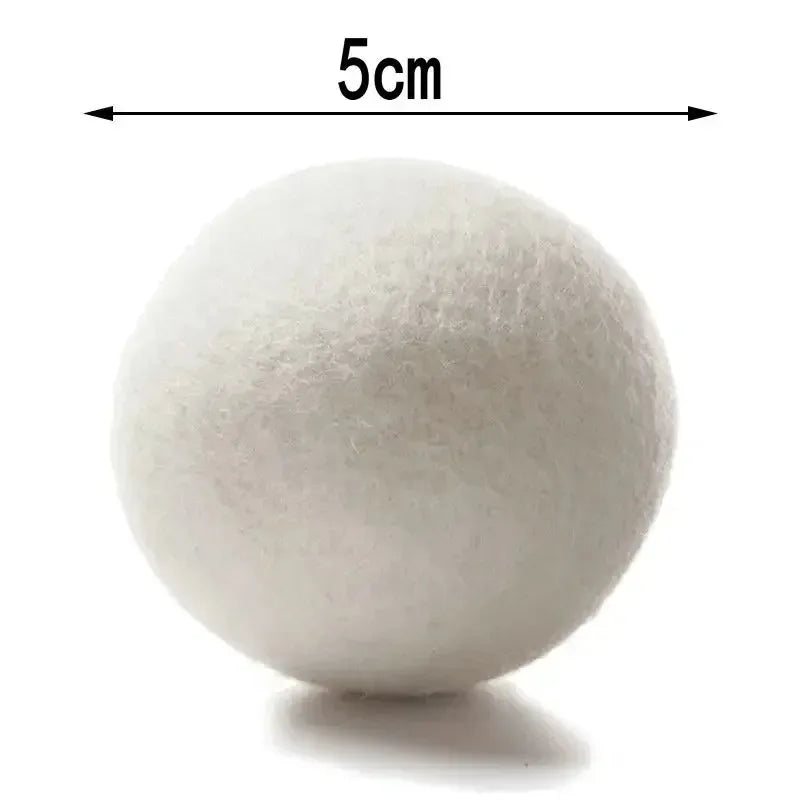 Clothes Wool Dryer Balls Laundry Tumble Dryer Balls 5cm Dryer Balls Laundry Softener Reusable Home Washing Machine Accessories Peaceful Pleasures Health and Wellness