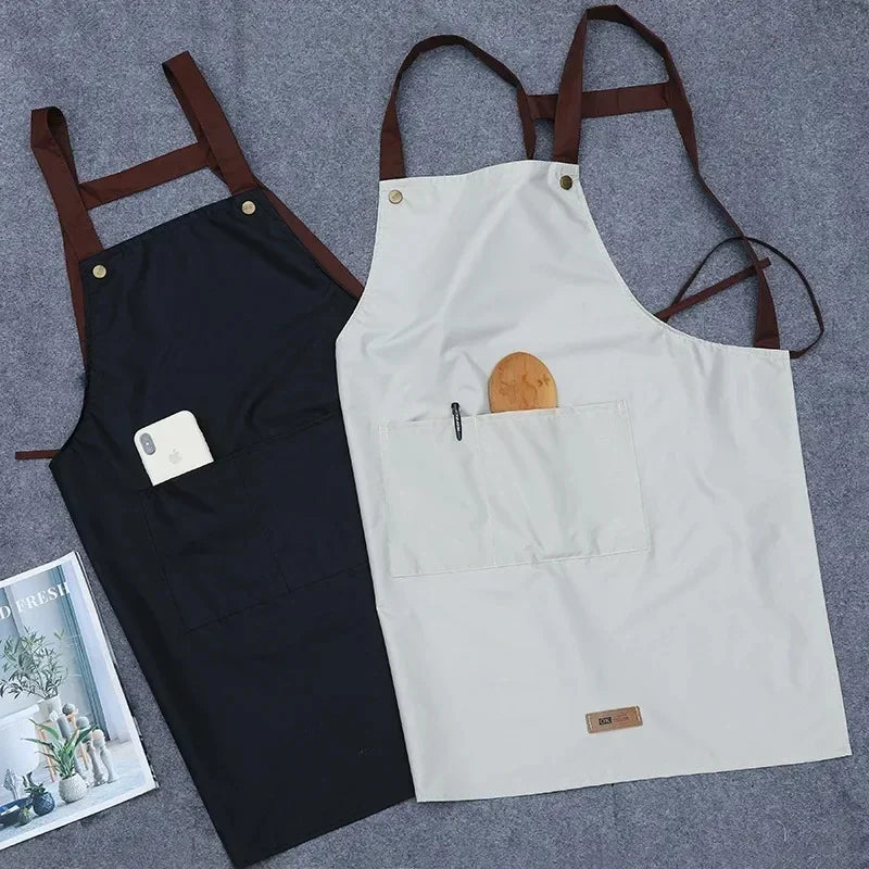 Waterproof Oil-Resistant PVC Kitchen Apron | Sleeveless Adult