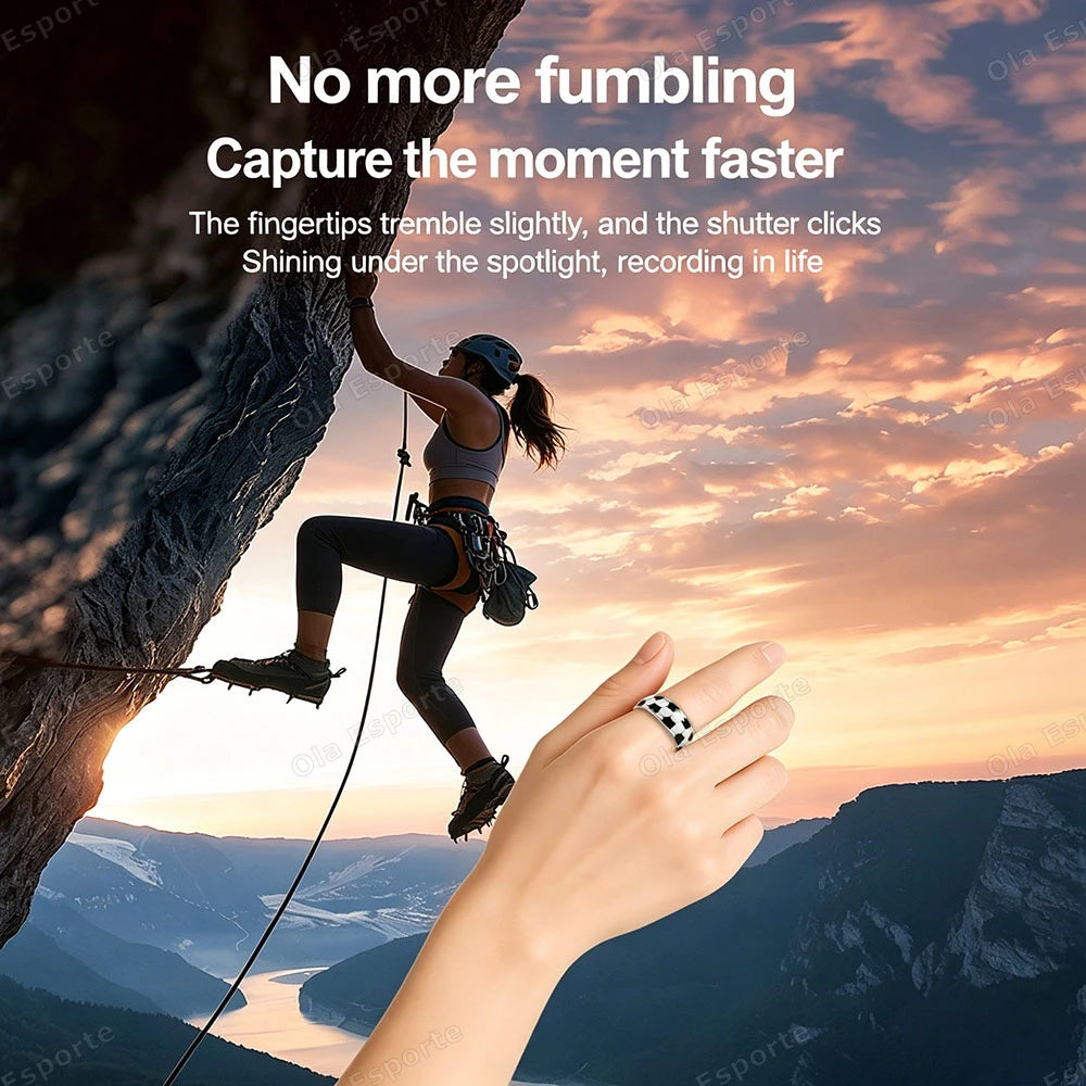 Ola Esporte Smart Ring – Heart Rate, Sleep & SpO₂ Monitor