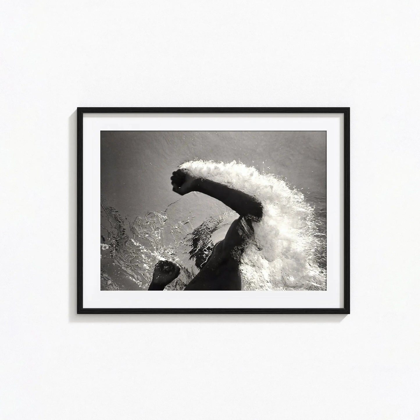 Muhammad Ali Black & White Canvas Wall Art | Boxing Poster