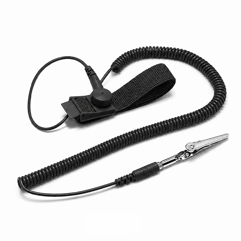 Anti-Static ESD Wrist Strap Grounding Band with Alligator Clip