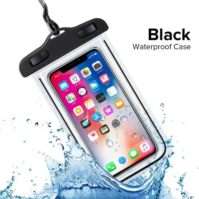 Waterproof Phone Pouch – Glow-in-Dark Dry Bag for Swimming