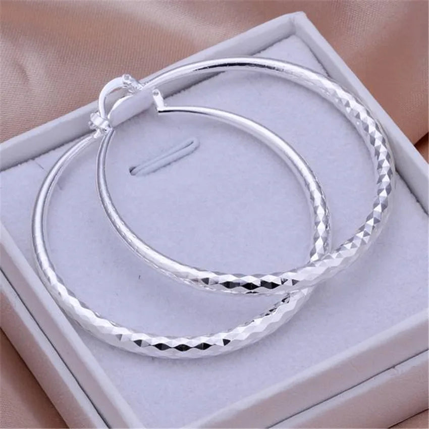 3CM Circle Hoop Earrings for Women – Trendy Fashion Jewelry
