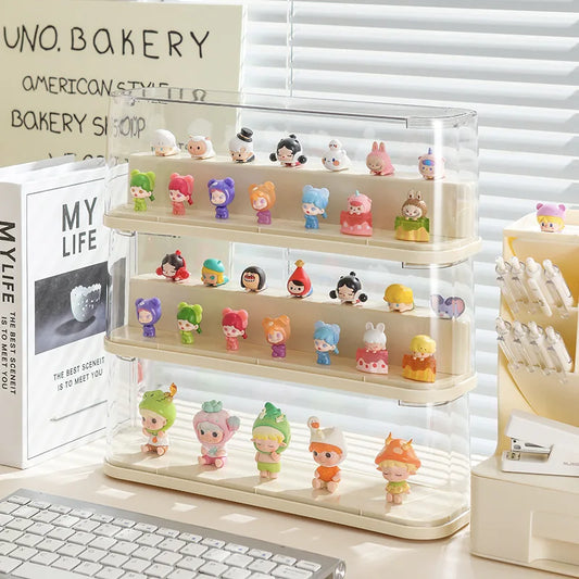 Acrylic Wall-Mounted Display Cabinet | Collectible Toy Shelf Collectible Display Cabinet Peaceful Pleasures Health and Wellness