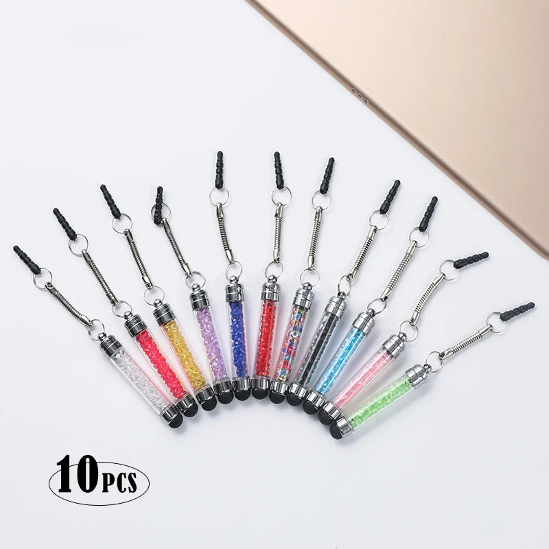Crystal Pendant Capacitive Stylus Universal Stylus For Touch Screen touch pencil for cell phone Capacitive Stylus Pen For phone Peaceful Pleasures Health and Wellness
