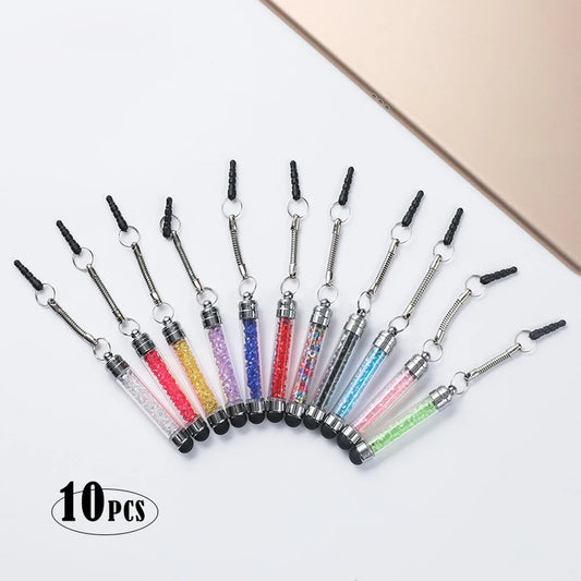 Crystal Pendant Capacitive Stylus Universal Stylus For Touch Screen touch pencil for cell phone Capacitive Stylus Pen For phone Peaceful Pleasures Health and Wellness