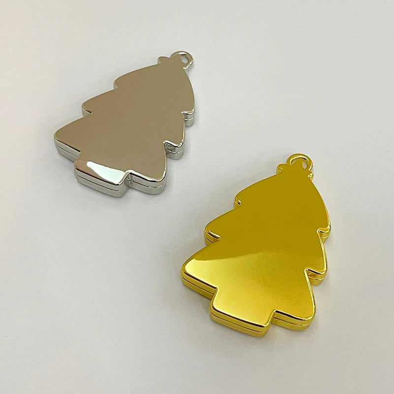 Christmas Tree Snowflake Stock Cosmetic Mirror Sliding Folding Mirror Girls Carry-On Mirror Unbreakable Compact Vanity Mirror Peaceful Pleasures Health and Wellness