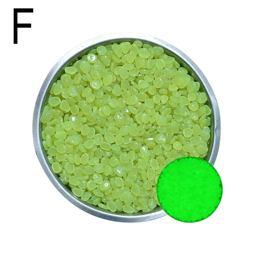 50Pcs Luminous Stones for Fish Tank and Lawn Decoration Peaceful Pleasures Health and Wellness F