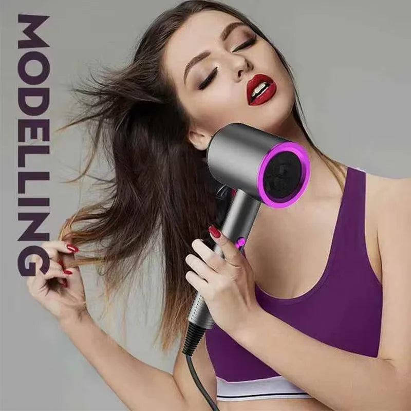 Hot Air And Cold Air Wind Negative Ionic Hammer Blower Dry Electric Professional Hair Dryer Strong Wind Hair Dryer Salon Dryer Peaceful Pleasures Health and Wellness