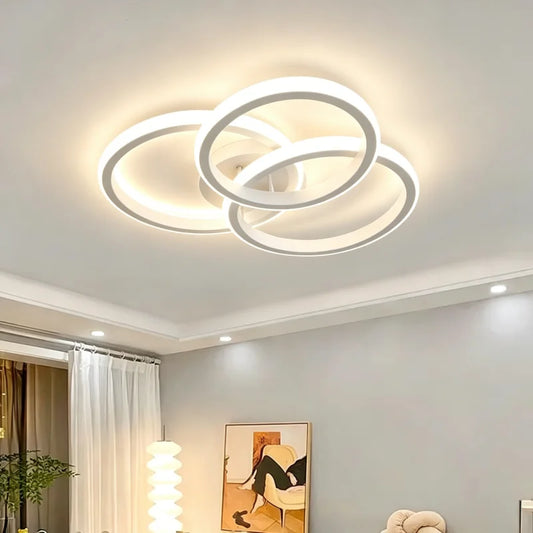 RUNTOIN Modern LED Circle Ceiling Light | 3000K–6500K 3-Color LED Ceiling Light Peaceful Pleasures Health and Wellness