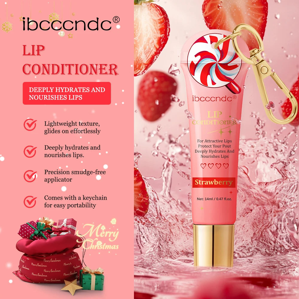 Strawberry Lip Stain & Oil Set – Glossy Hydrating Lip Combo Lip Gloss Set Peaceful Pleasures Health and Wellness