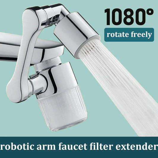 1080° Rotating Faucet Aerator Extender – Kitchen & Bathroom Faucet Aerator Extender Oasis Select