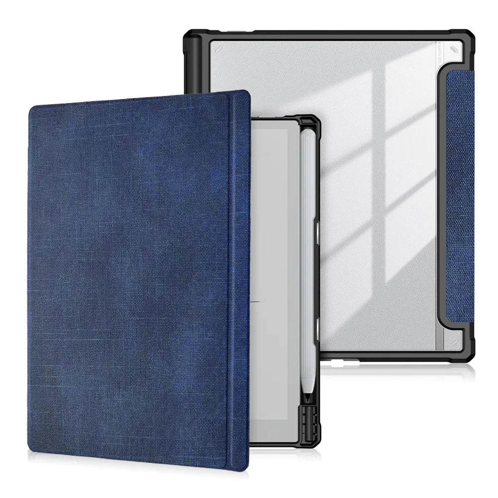 Acrylic And TPU Protective Sleeve For Onyx Boox Note X3 Pro 10.3 Tablet Case Anti-Scratch Dust-Proof Shockproof Magnetic Case Peaceful Pleasures Health and Wellness dark blue