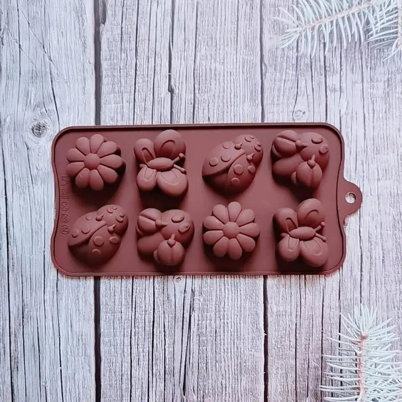 Square Donut Silicone Mold – Cake, Chocolate & Ice Cube Tray Silicone Baking Mold Peaceful Pleasures Health and Wellness style 6