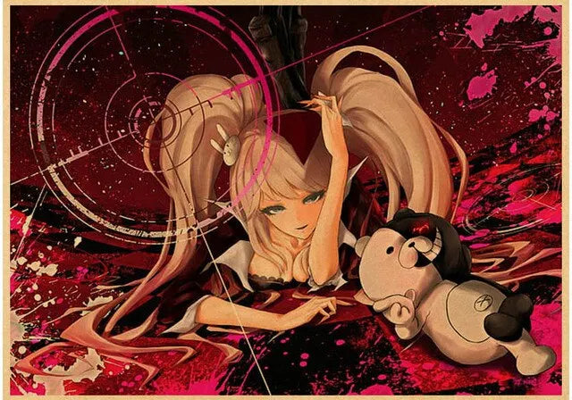 Kyouko Kirigiri Danganronpa Canvas Poster | Anime Wall Art
