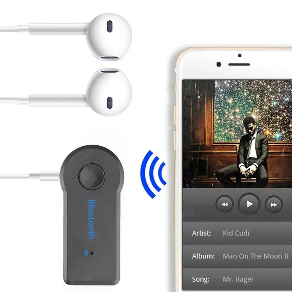 Bluetooth 5.0 Receiver Transmitter 3.5mm AUX for Car Audio