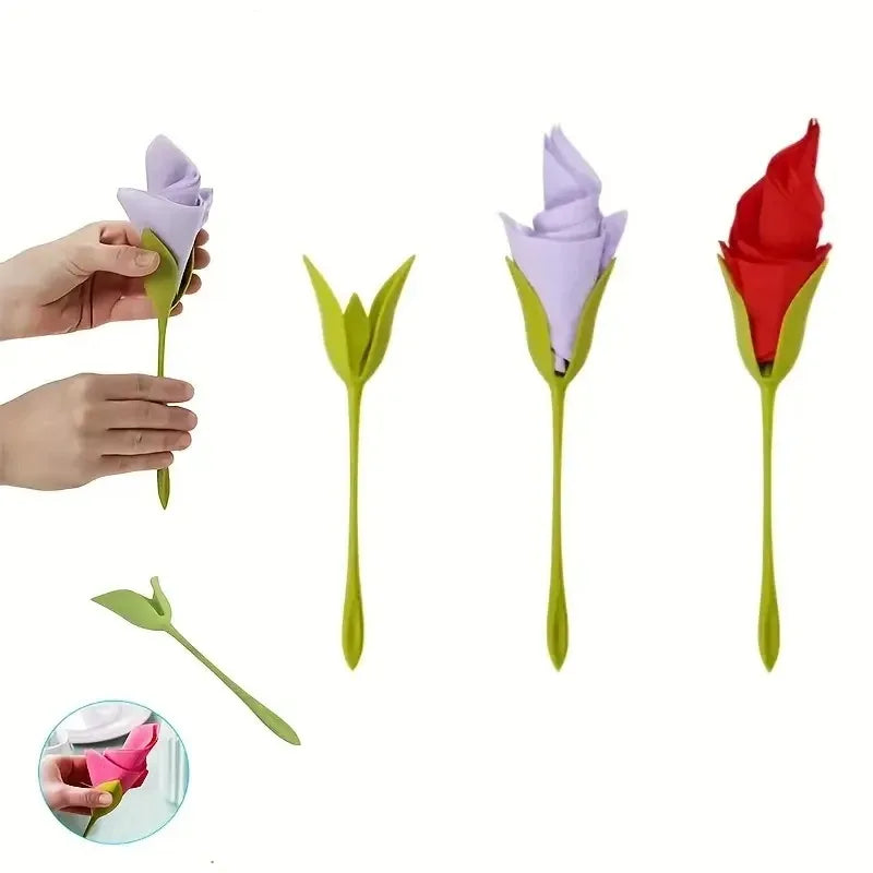 Rose Napkin Holder Flower Folding Tool | Wedding & Hotel Décor