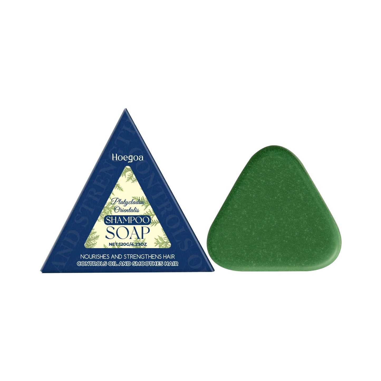 HOEGOA Cypress Leaf Natural Shampoo Bar – Oil Control & Scalp