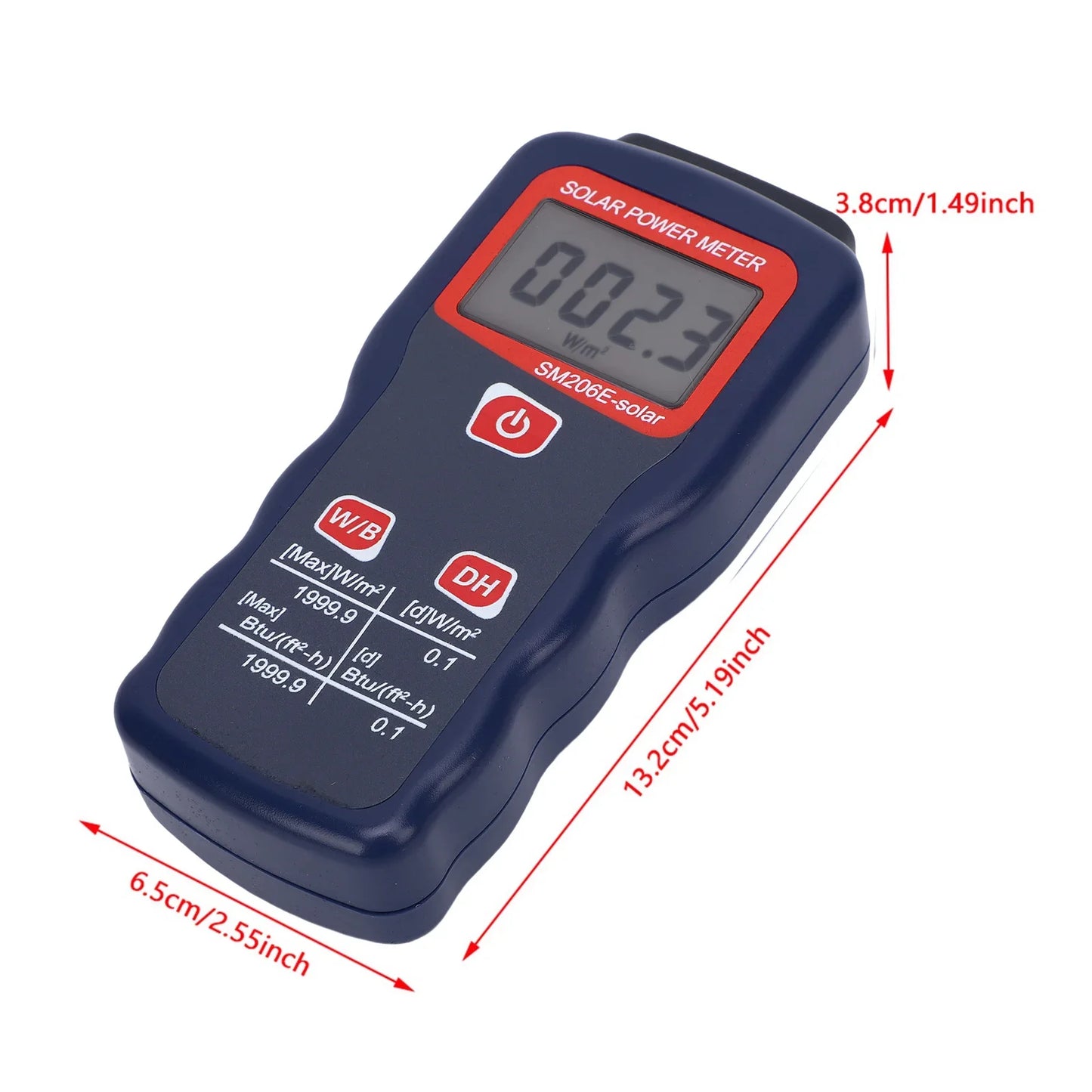 Sun Light Energy Measuring Tester Solar Power Meter Accurate Data