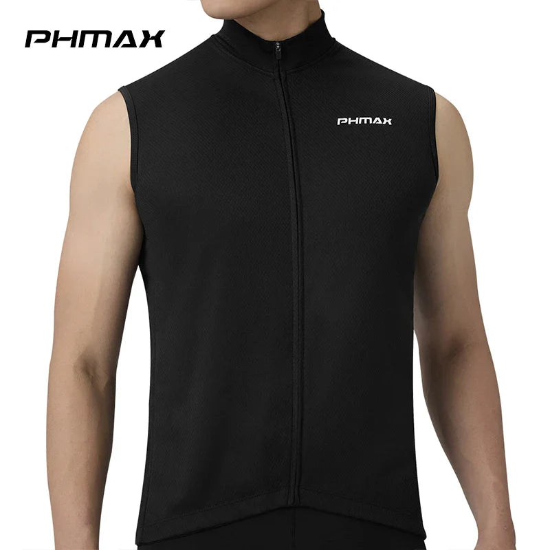 PHMAX Men's Summer Cycling Vest – Breathable & Reflective