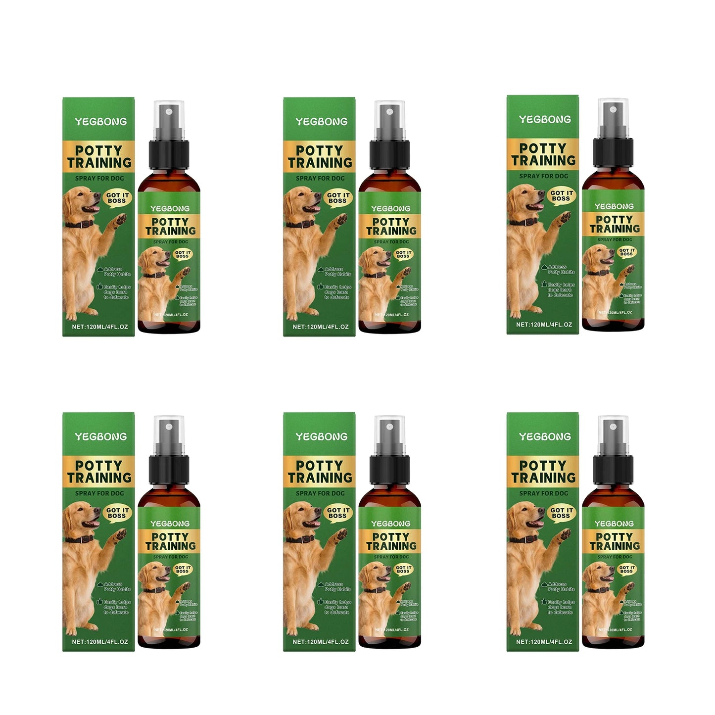 YEGBONG Pet Toilet Training Spray – Dog & Cat Potty Trainer