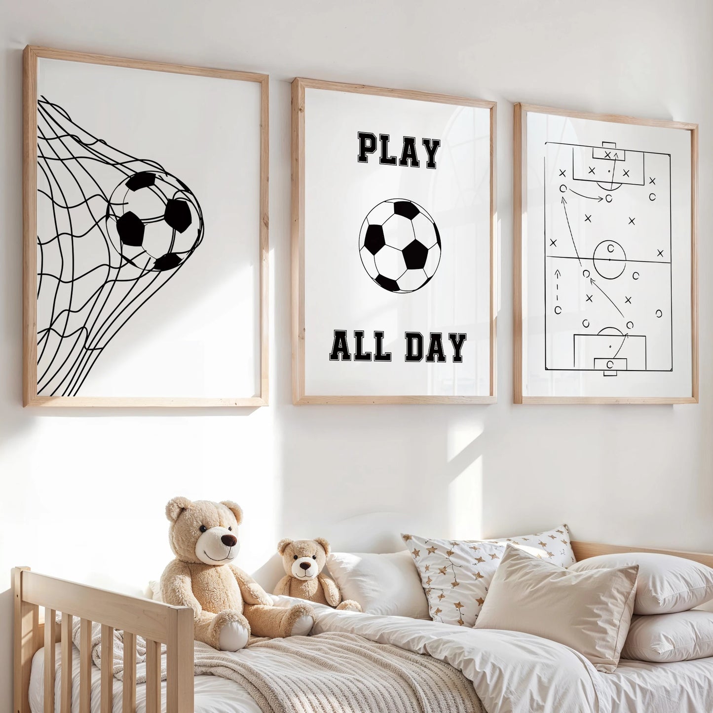 Soccer Stadium Canvas Wall Art Print | Sports Home Decor