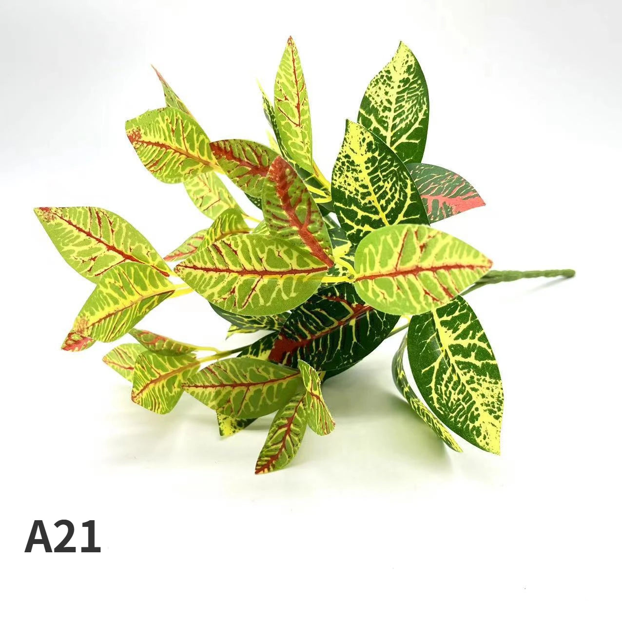 Artificial Silk Taro & Dieffenbachia Leaf Plant – Home Decor
