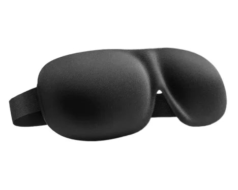 Travel 3DContoured Sleep Eye Mask - Men & Women Light Blocking Concave Blindfold for Deep Sleep Night Vision Relieve eye fatigue Peaceful Pleasures Health and Wellness 1pc