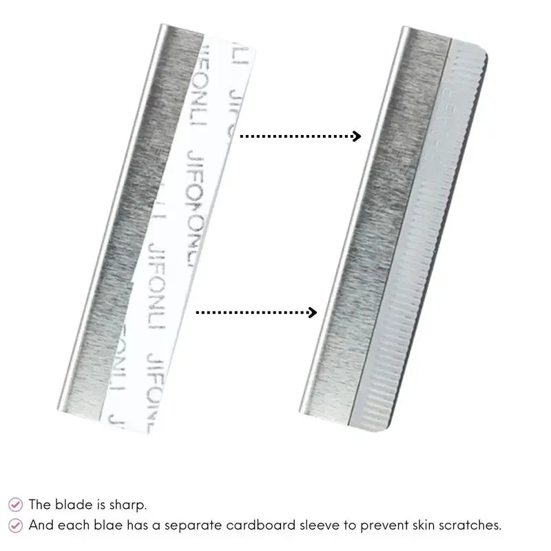 Microblading Eyebrow Razor Blades 50/100pcs – Stainless Steel