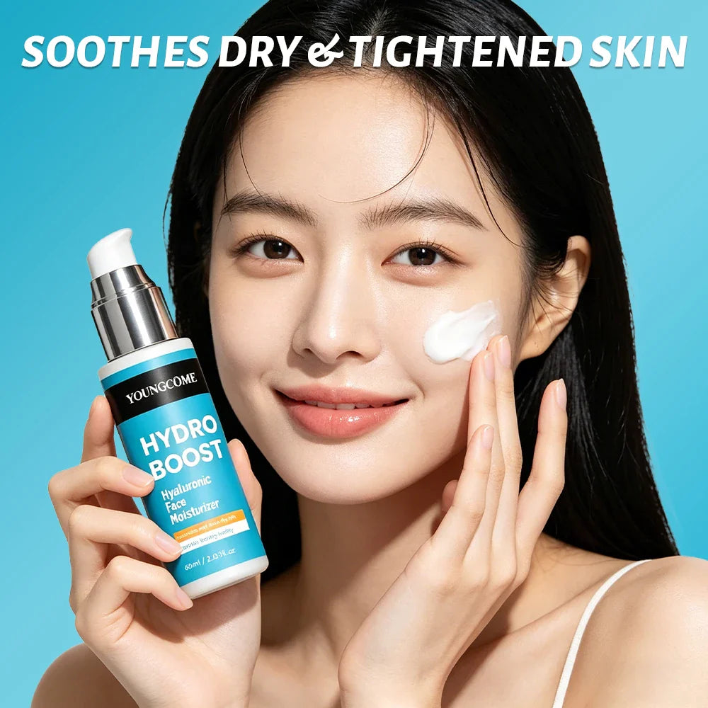 YOUNGCOME Hyaluronic Acid Face Moisturizer – 24H Hydration 60ml