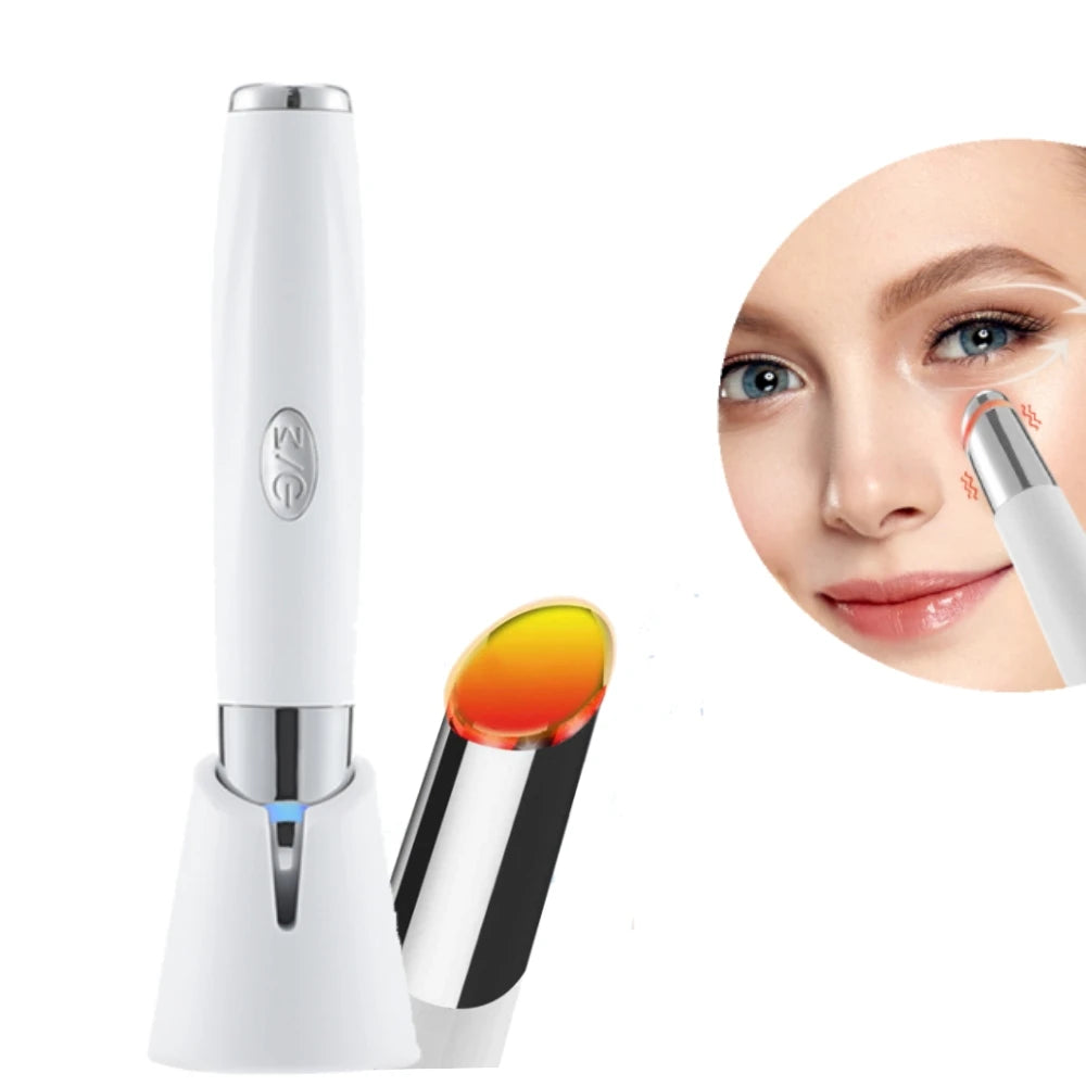 IPL Eye Beauty Device Eye Massager for Dry Eyes Reduce Dark Circles and Puffiness Hot Compress Eye Lift Wand Vibration Red Light Peaceful Pleasures Health and Wellness