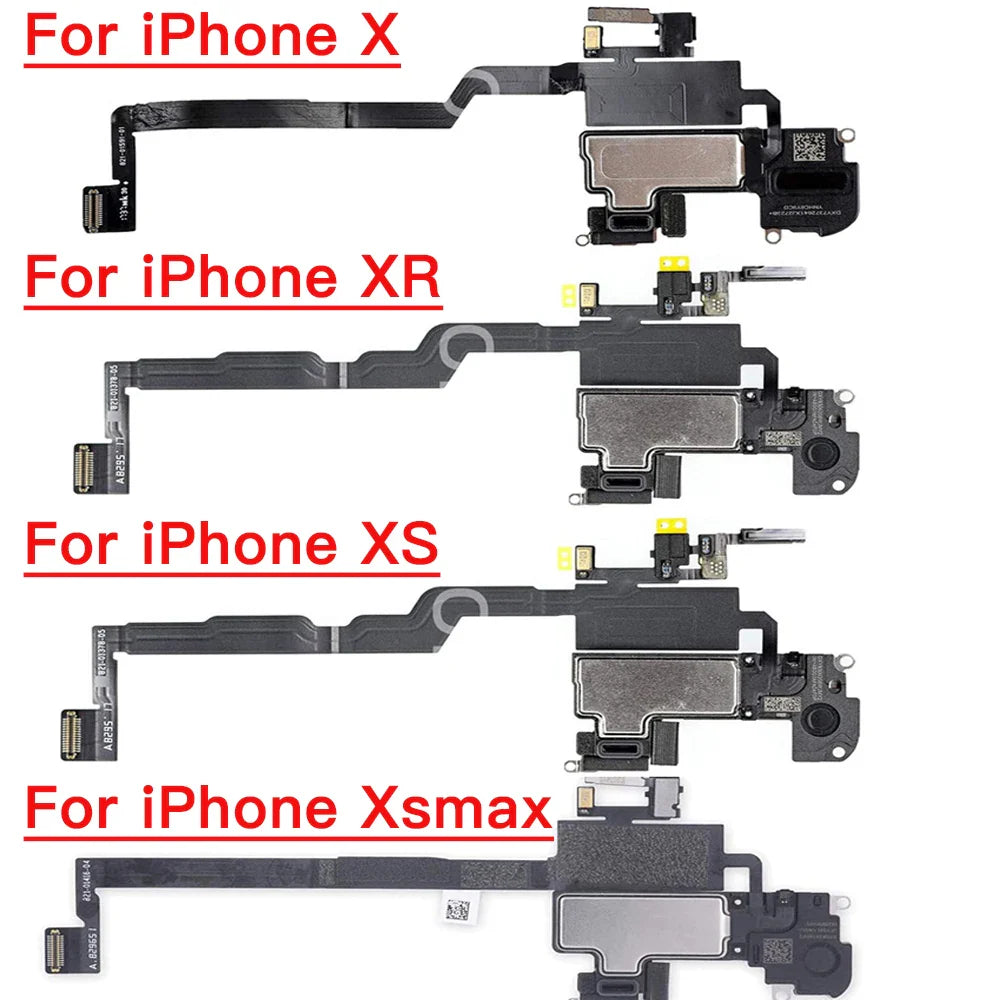iPhone X–12 Pro Max Ear Speaker Flex Cable | Light Sensor & Mic