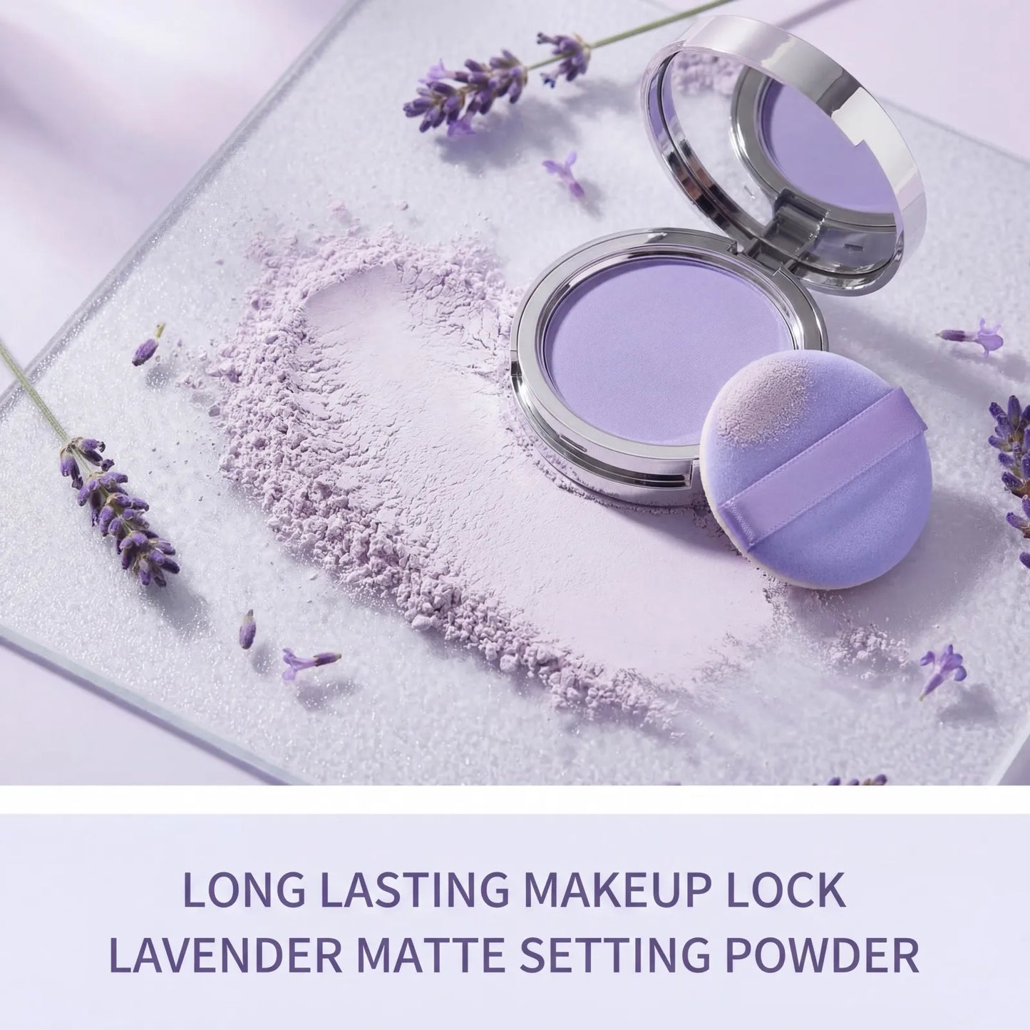 Lavender Matte Setting Powder – Oil Control & Brightening 10g