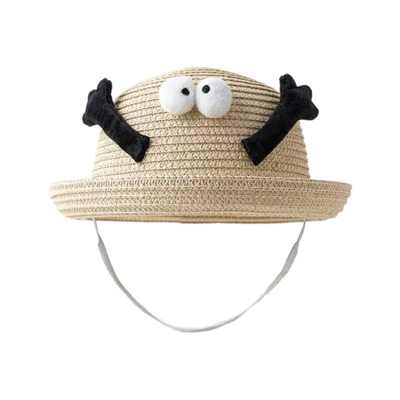 Baby Straw Sun Hat with Chin Strap | Ages 1–5 | Lightweight