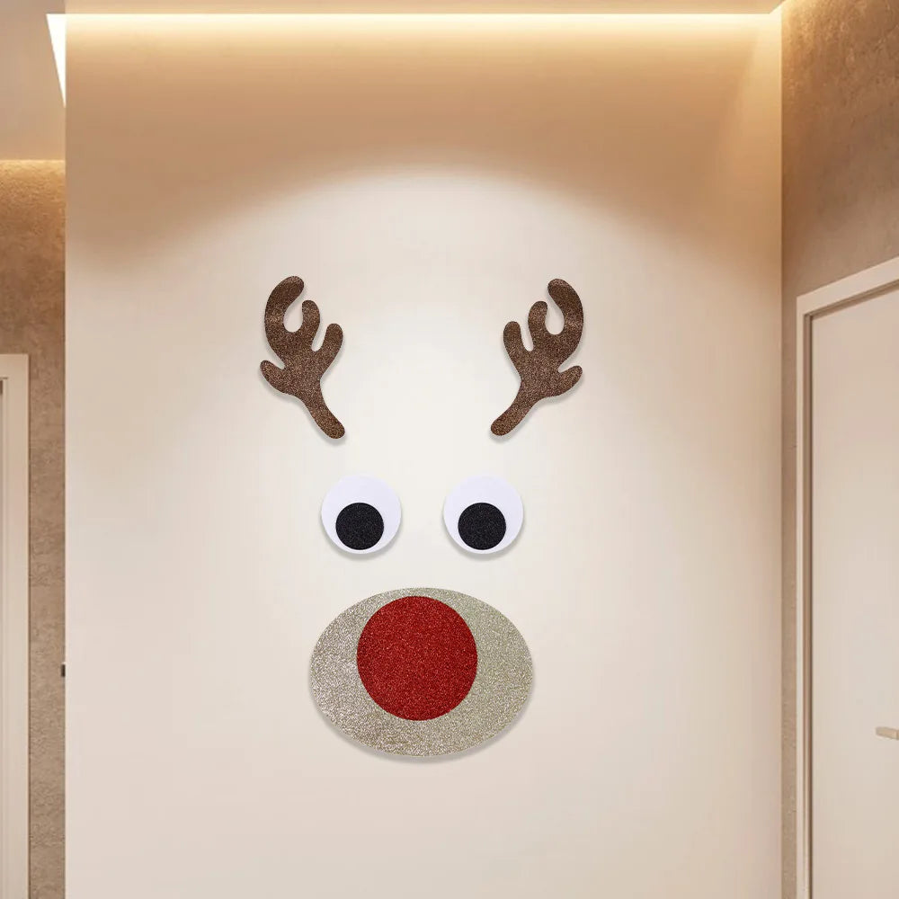 2025 Christmas Wall Sticker Xmas Door Stickers Cartoon Santa Snowman Merry Christmas Decor For Kid Room New Year Decoration 2026 Peaceful Pleasures Health and Wellness