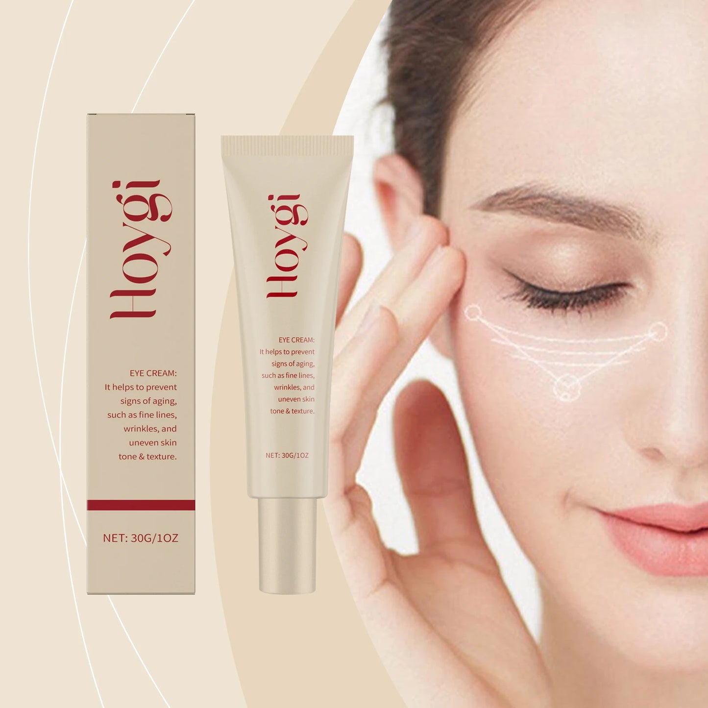 Retinol Eye Cream – Dark Circles, Wrinkles & Puffiness