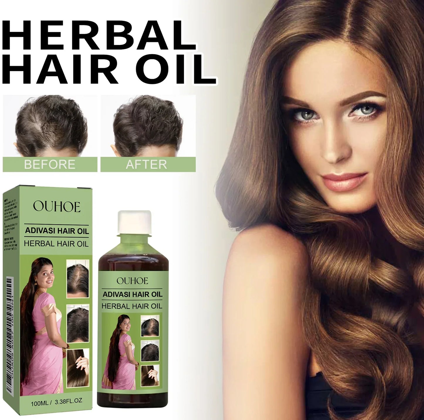 Herbal Hair Care Oil – Nourishing, Strengthening & Smoothing