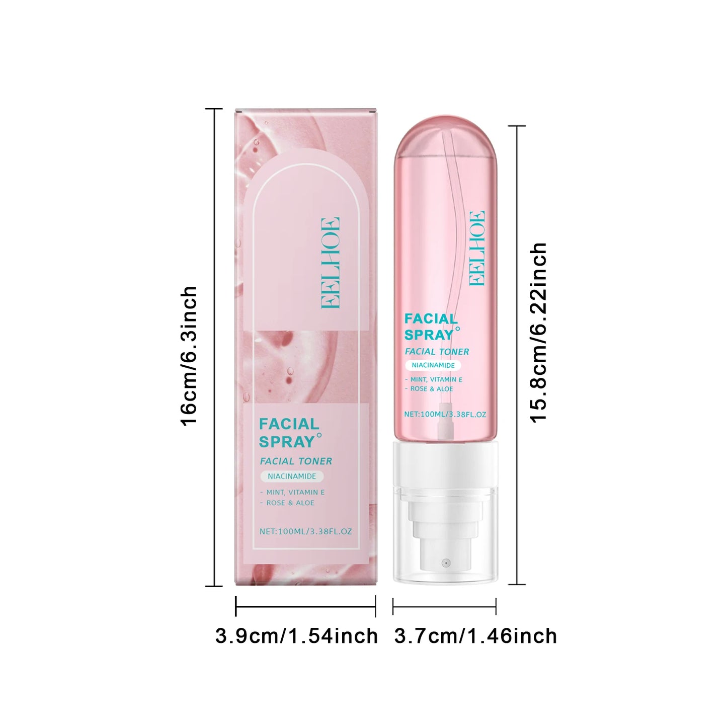 Niacinamide Toner Spray – Brightening & Hydrating Mist 100ml