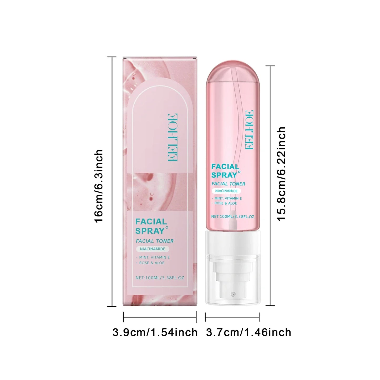 Eelhoe Niacinamide Toner Spray – Brighten & Hydrate Skin 100ml