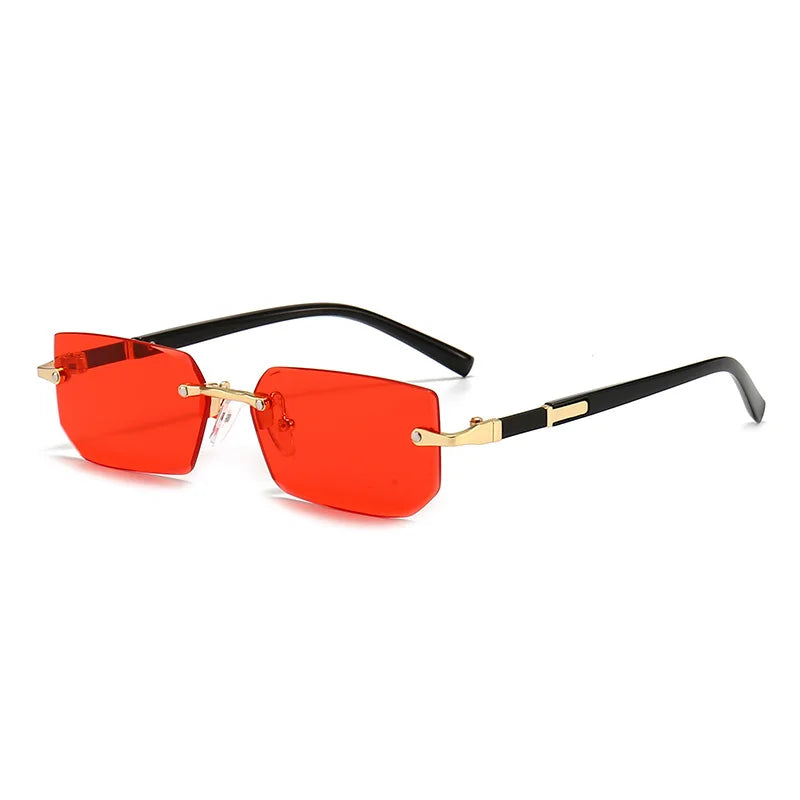 Women's Frameless Square Jelly Sunglasses UV400 | Colorful